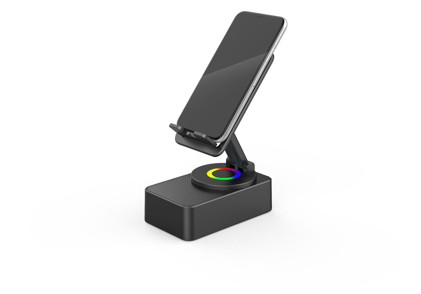 3-in-1 Phone Stand Bluetooth Speaker with Wireless Charging - Desk Organizer