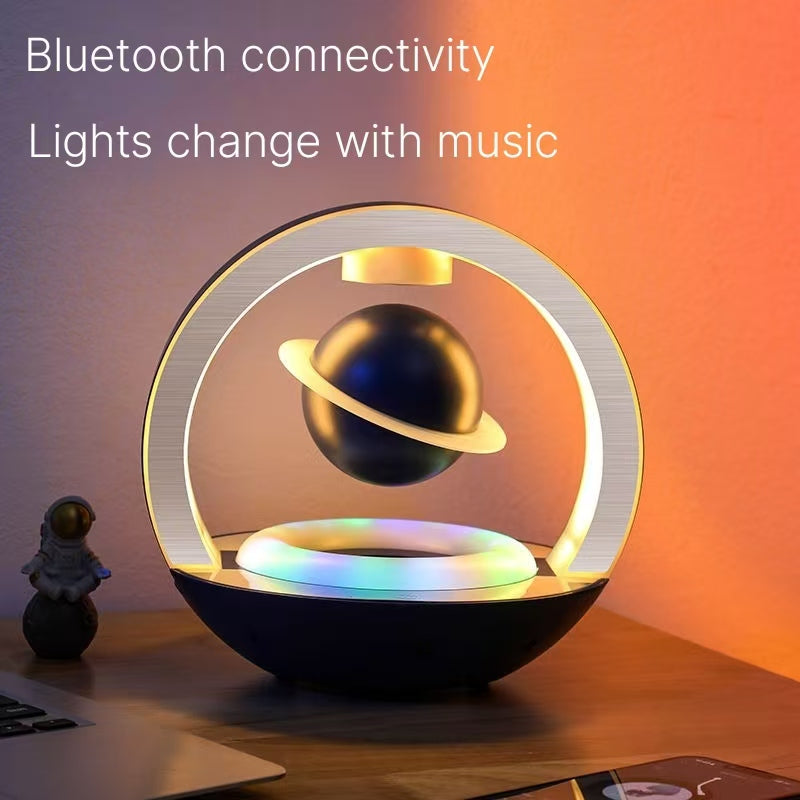 Magnetic Levitation Bluetooth Speaker - Premium Black Technology Gift
