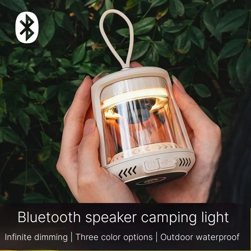 Outdoor Camping Bluetooth Speaker Light - Ultra Long Battery Tent Lantern