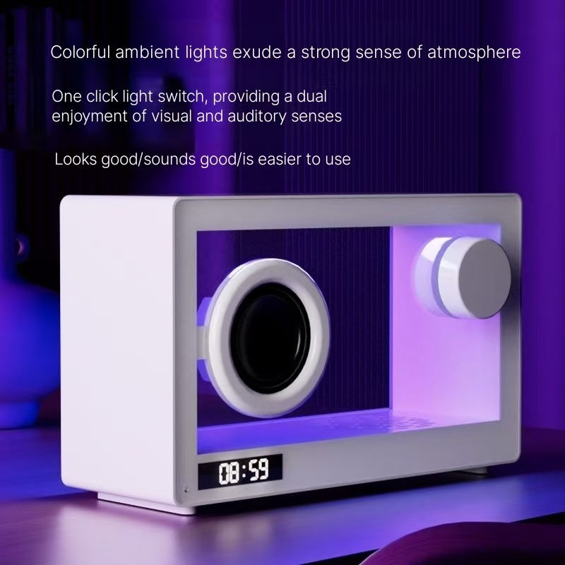 2024 Transparent Bluetooth Speaker - Wireless Sound System with Atmosphere Lights