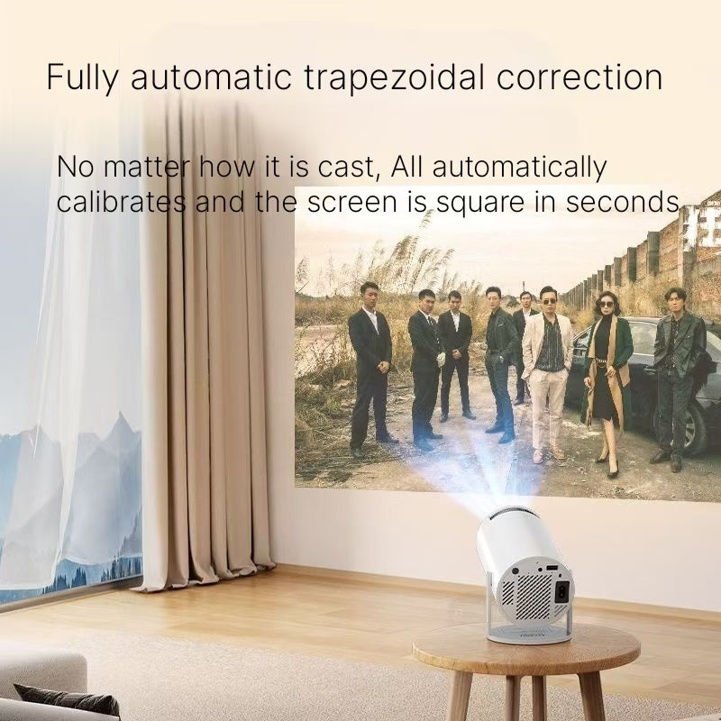 4K Ultra HD 5G PTZ Projector - Smart Home Theater for Bedroom & Dorm