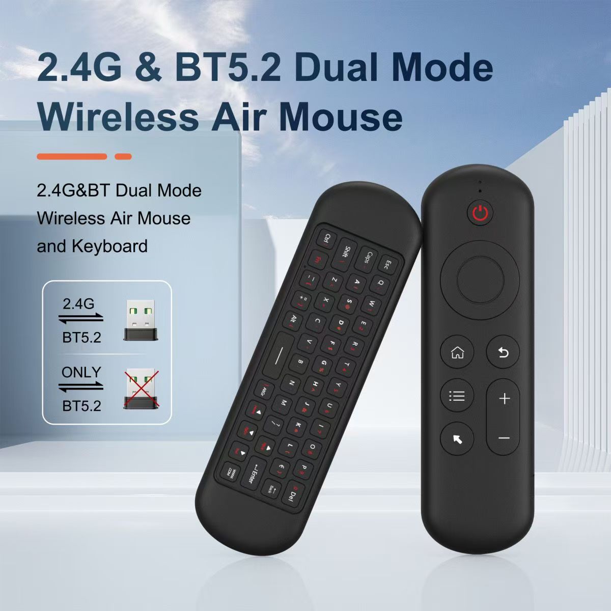 7-Color Gyroscope Wireless Remote - Motion Sensing Air Mouse & Keyboard