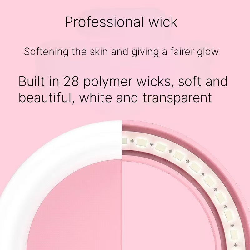 Mobile Fill Light - Adjustable Clip-On Beauty Light for Live Streaming