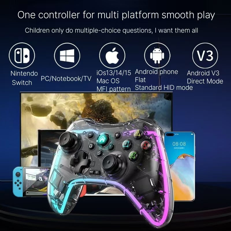 Universal Wireless Bluetooth Game Controller - Multi-Platform Gaming