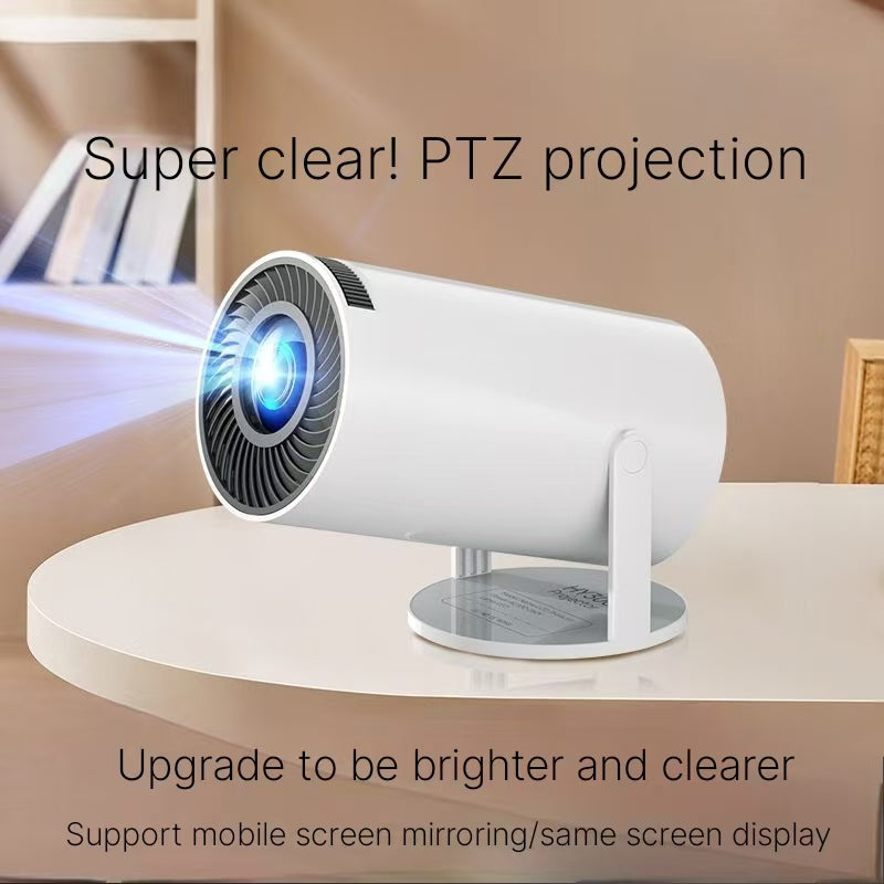 4K Ultra HD 5G PTZ Projector - Smart Home Theater for Bedroom & Dorm