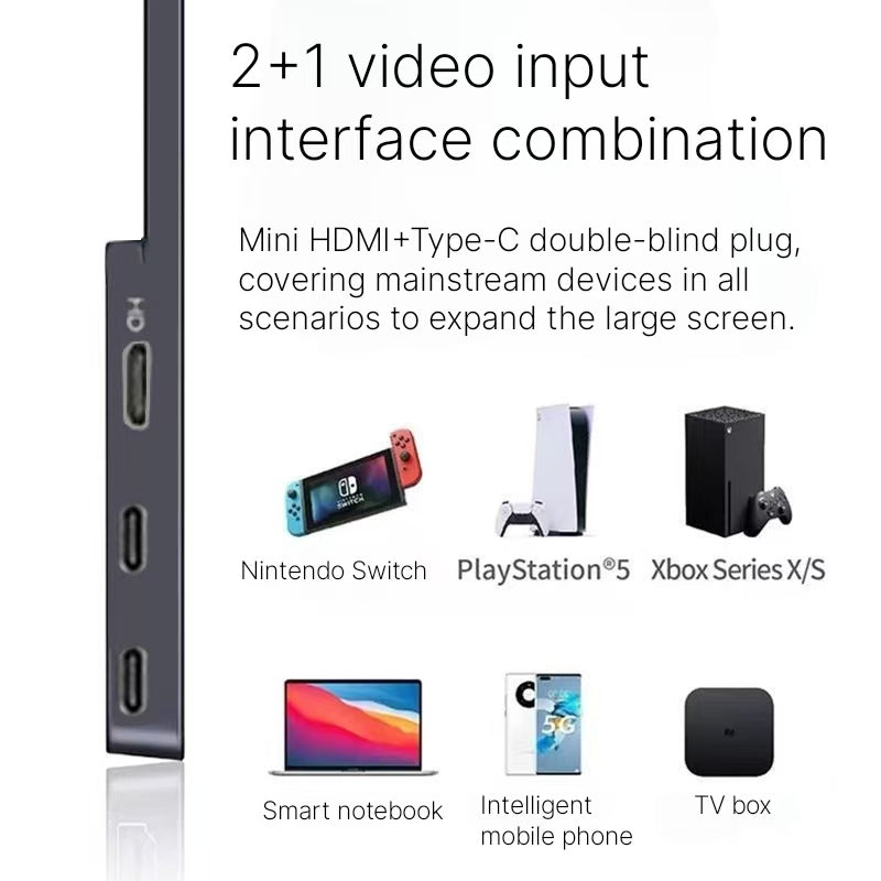 144Hz Portable Monitor 4K - Secondary Screen for Gaming & Streaming