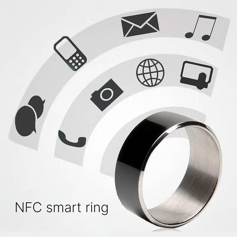 Solar Smart Bluetooth Ring - Waterproof NFC Multi-Function Wearable
