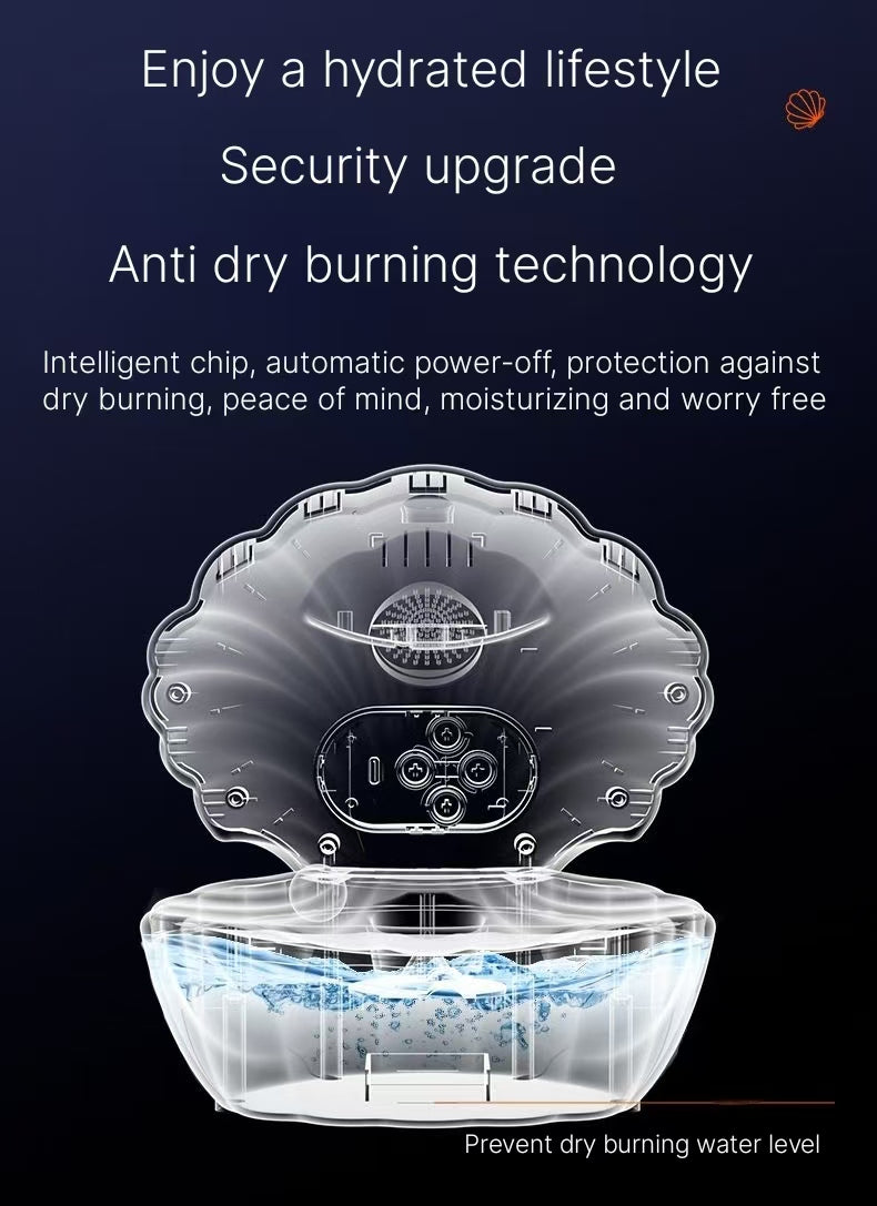 Anti-Gravity Bluetooth Speaker Humidifier - Colorful Ambient Lighting 2024
