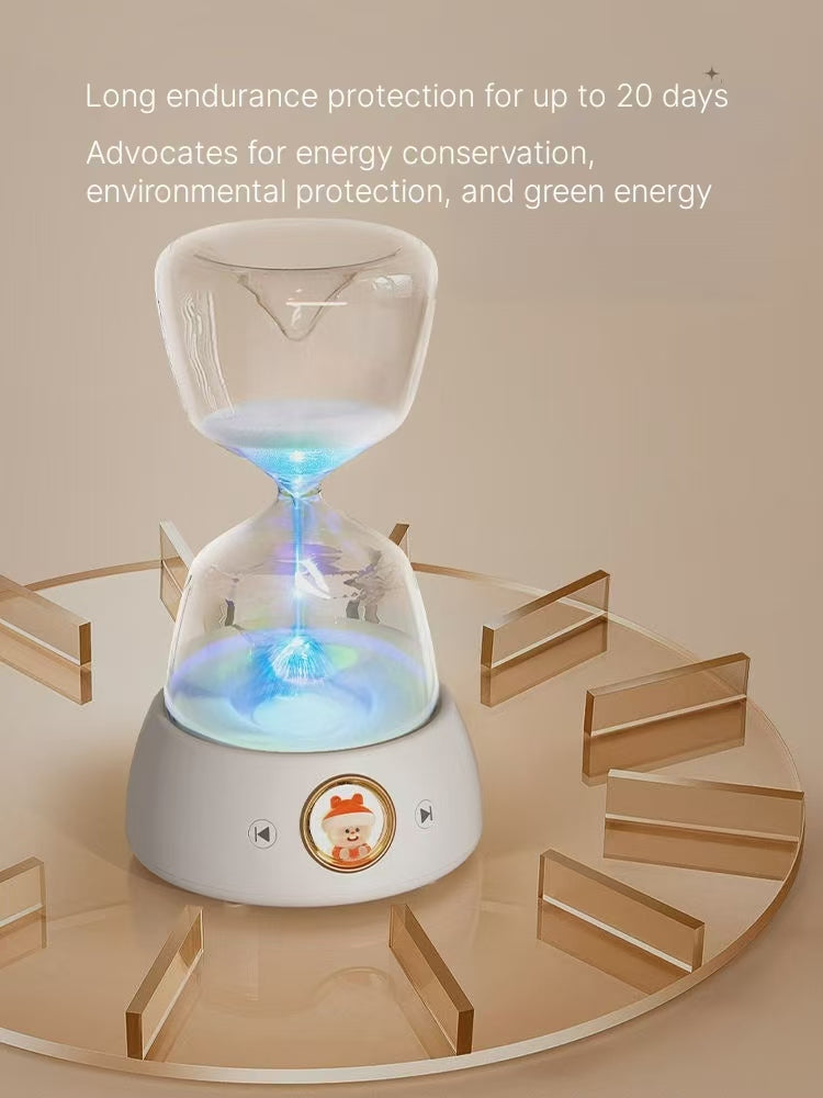 Romantic Hourglass Lamp Bluetooth Speaker - Luxury Gift for Girls