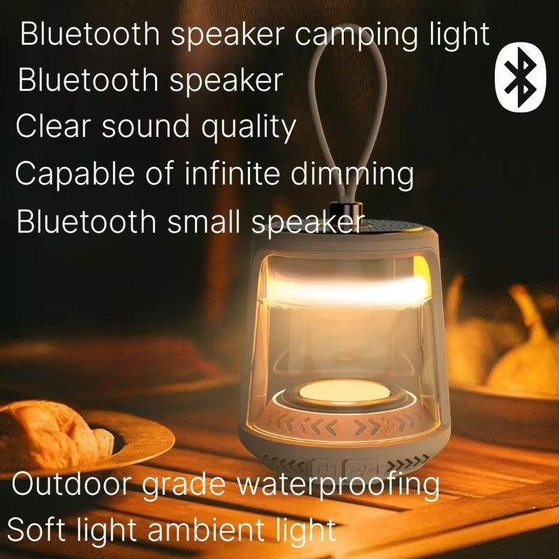 Outdoor Camping Bluetooth Speaker Light - Ultra Long Battery Tent Lantern