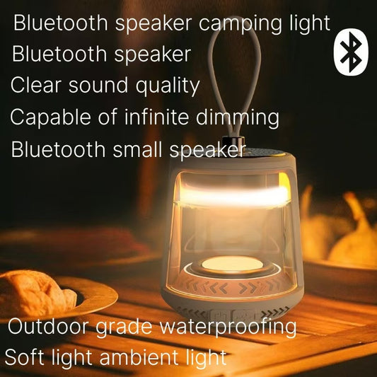 Outdoor Camping Bluetooth Speaker Light - Ultra Long Battery Tent Lantern