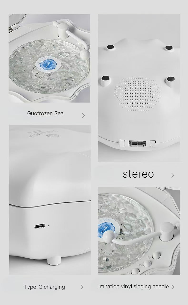Shell Bluetooth Speaker - Ambient Light Projection High-End Gift