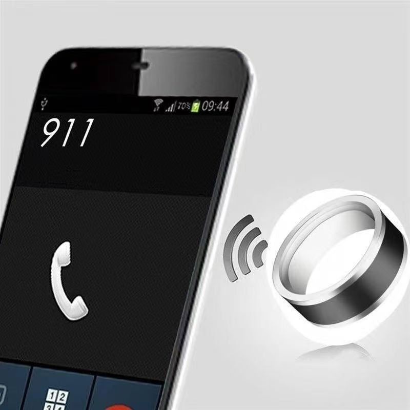 Solar Smart Bluetooth Ring - Waterproof NFC Multi-Function Wearable
