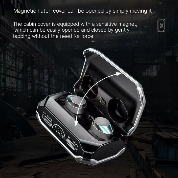 Bluetooth 5.3 Wireless Gaming Earphones - High-End Mech E-sports Earbuds