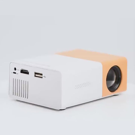 Mini Portable Projector - Wireless Screen Mirroring for Home Entertainment