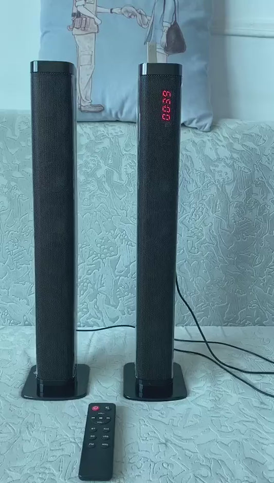 BT164 Premium Wireless Bluetooth Speaker with Remote Control - High-End Audio