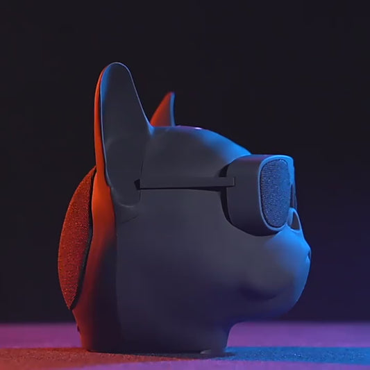 French Bulldog Bluetooth Speaker - Portable HiFi Heavy Bass Wireless Audio