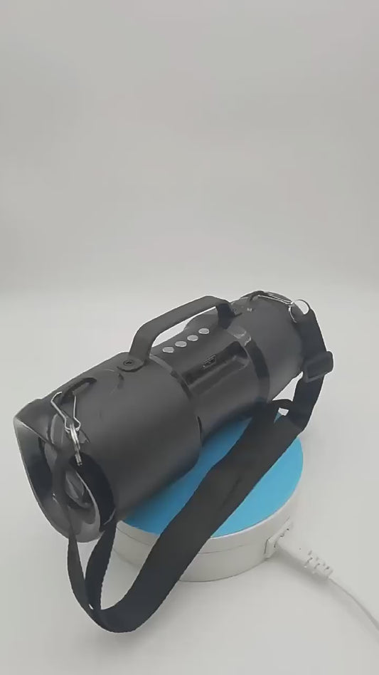 IPX7 Waterproof Bluetooth Speaker 5.1 - Bright LED Light & Heavy Bass